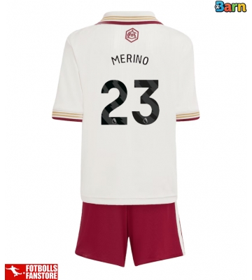 Arsenal Mikel Merino #23 Tredje Tröja Barn 2025-26 Kortärmad (+ Korta byxor)
